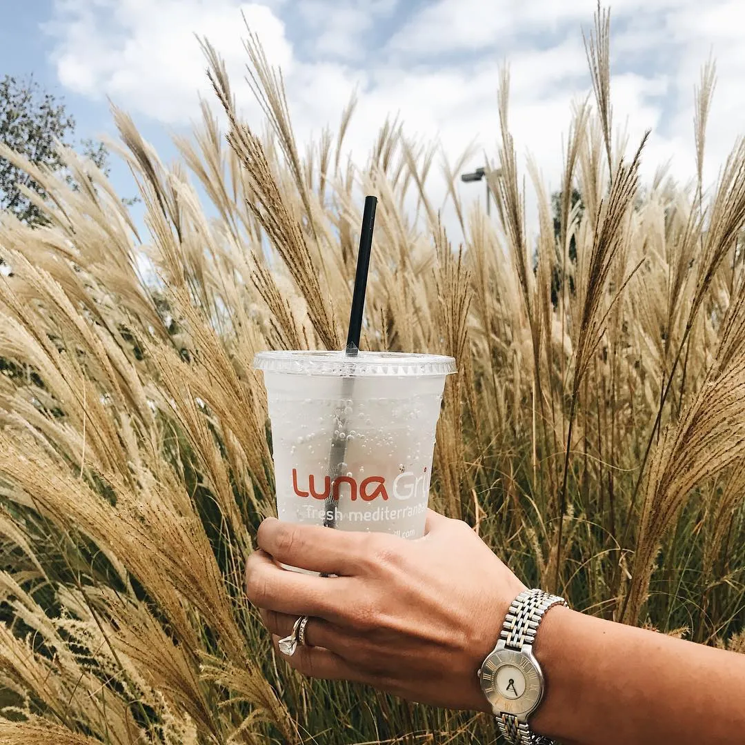 A branded drink cup
