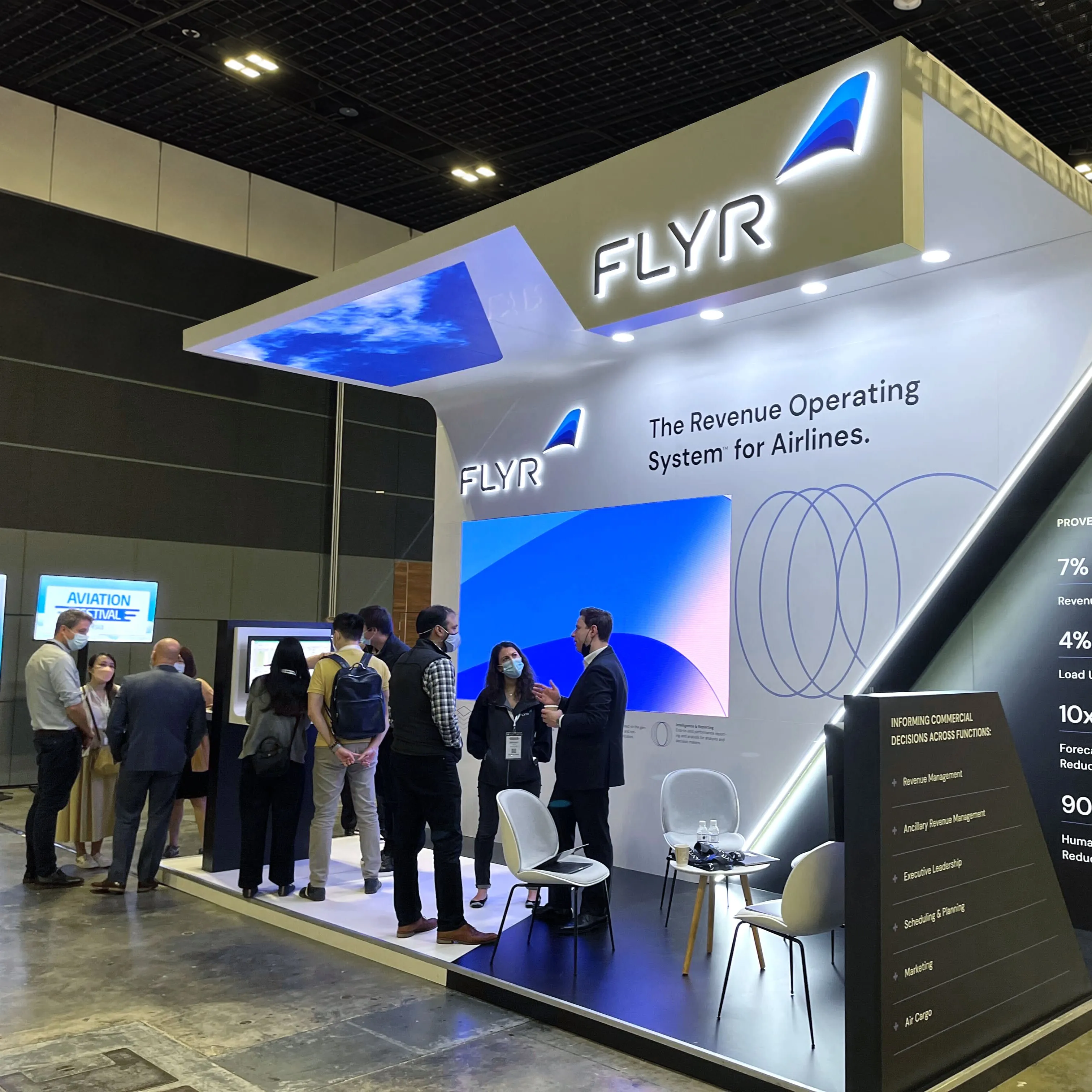 FLYR Event Booth